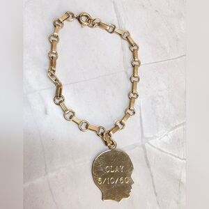 Vintage 12K GF ID Bracelet “Clay” 1960 Gold Filled 6.25”